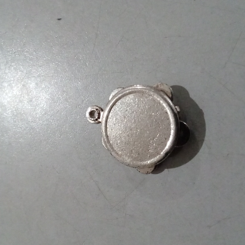 Silver Tambourine Vintage Charm